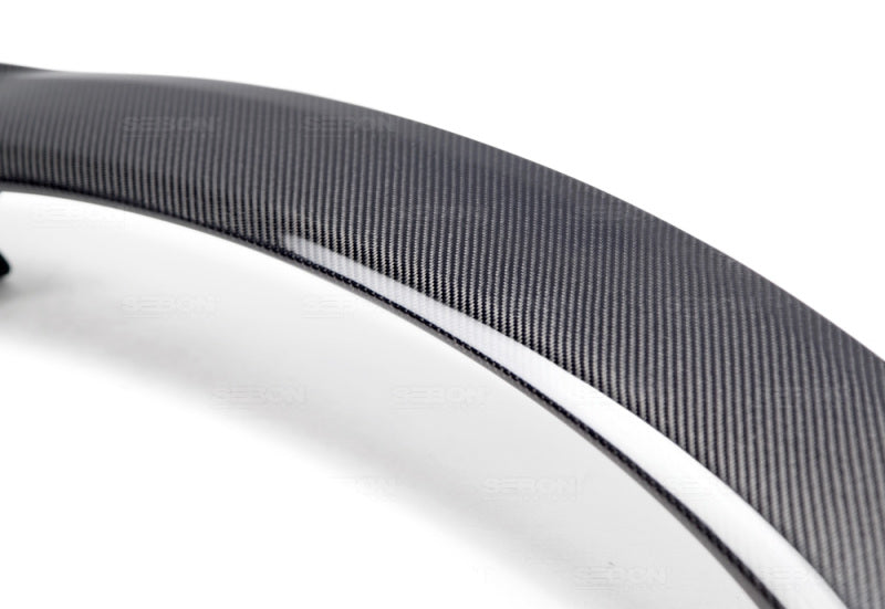 SI-style carbon fiber rear spoiler for 2012-2015 Honda Civic 2DR - Seibon Carbon - RS14HDCV2D-SI