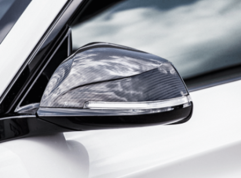 Akrapovic 2016-2020 BMW Carbon Fiber Mirror Cap Set - High Gloss. - Akrapovic - WM-BM/CA/1/G