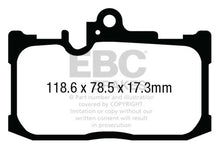 Load image into Gallery viewer, Redstuff Ceramic Low Dust Brake Pads; 2013-2018 Lexus GS350 - EBC - DP33017C