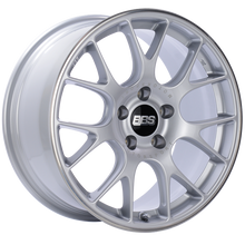Load image into Gallery viewer, BBS CH-R 18x9 5x120 ET44 Brilliant Silver Polished Rim Protector Wheel -82mm PFS/Clip Required - BBS - CH133SPO