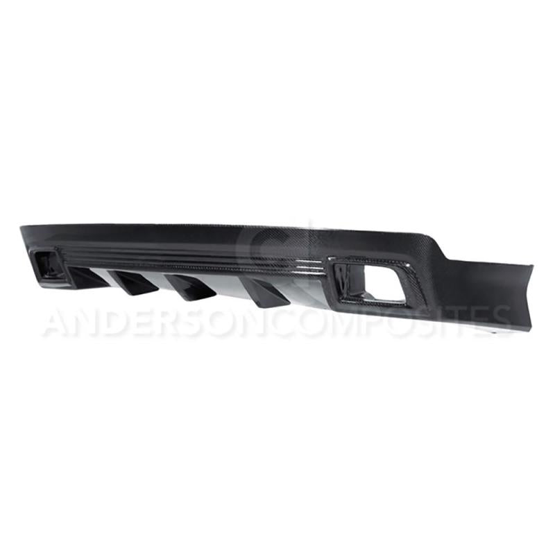 Type-OE carbon fiber rear valance for 2010-2013 Chevrolet Camaro - Anderson Composites - AC-RL1011CHCAM-OE