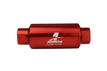 Load image into Gallery viewer, Aeromotive In-Line Filter - AN-10 size - 40 Micron SS Element - Red Anodize Finish - Aeromotive Fuel System - 12335