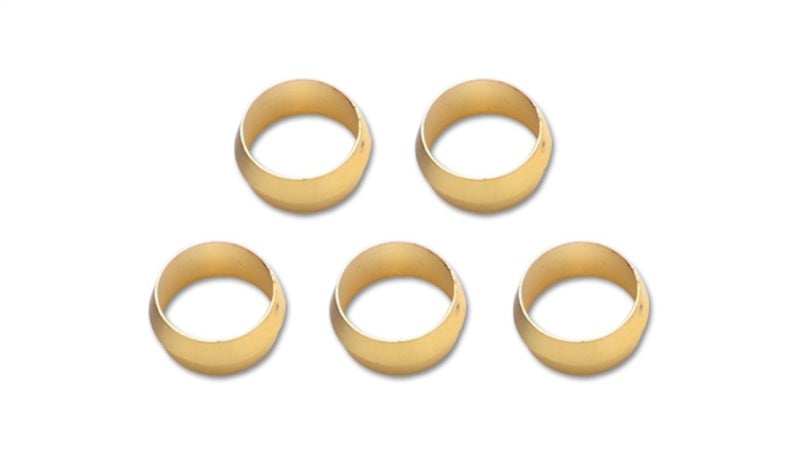 Brass Olive Inserts; Size: 5/16in.; Package of 5; Machined Finish; - VIBRANT - 16465