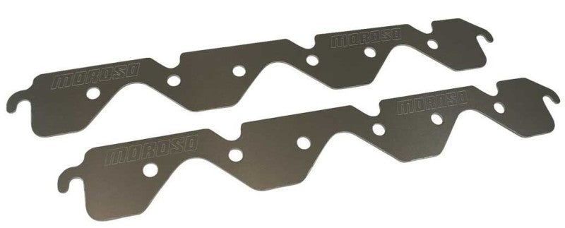 Moroso Small Block Ford Exhaust Block Off Storage Plate - Pair - Moroso - 25169