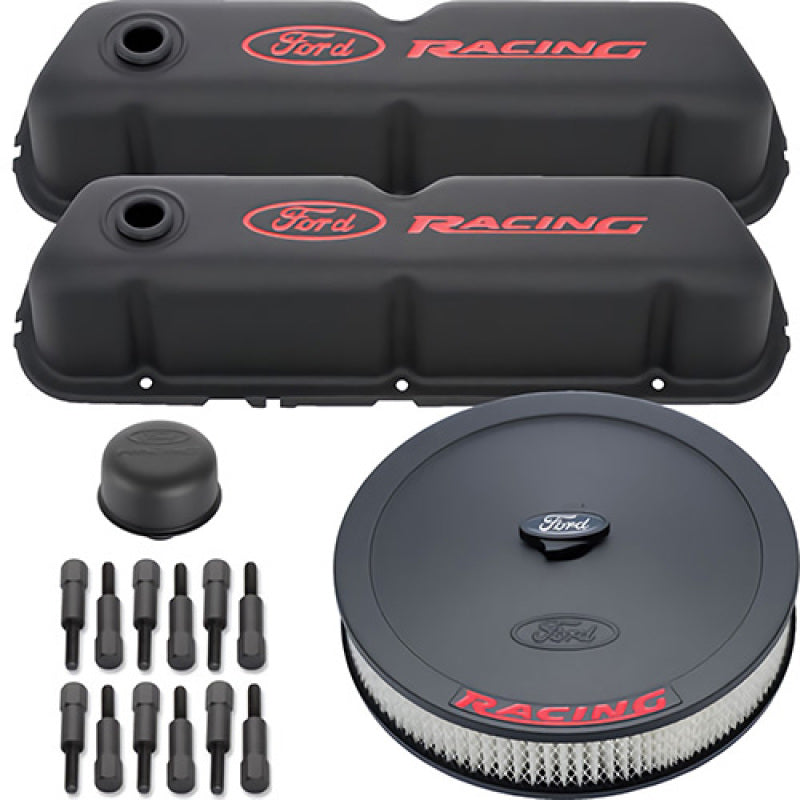 Ford Racing Complete Dress Up Kit Black Crinkle Finish    - Ford Performance Parts - 302-500