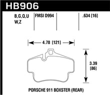 Load image into Gallery viewer, Disc Brake Pad Set ER-1 Disc Brake Pad, Front, 0.634 Thickness., -    - Hawk Performance - HB906D.634