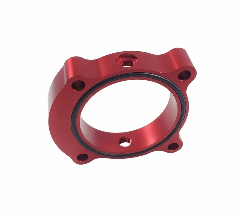 Torque Solution Throttle Body Spacer (Red): Kia Optima 2.0T - Torque Solution - TS-TBS-029R-1