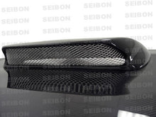 Load image into Gallery viewer, OEM-style carbon fiber hood for 2002-2003 Subaru Impreza/WRX - Seibon Carbon - HD0203SBIMP-OE